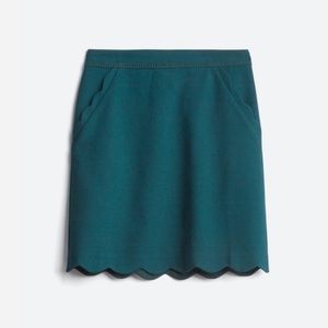 Skies Are Blue Berenice Scallop Hem Skirt